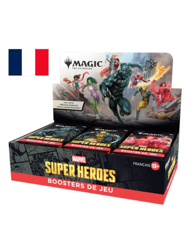 MTG DISPLAY MARVEL SUPER HEROES BOOSTER DE JEU FR