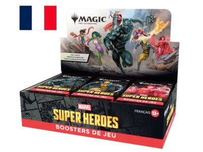 MTG DISPLAY MARVEL SUPER HEROES BOOSTER DE JEU FR