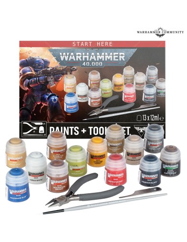 40K PAINTS+TOOLS GER/FRE/ITA/DUT/CZ/SLV