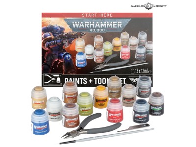 40K PAINTS+TOOLS GER/FRE/ITA/DUT/CZ/SLV