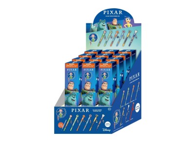 PIXAR - Stylo rotatif 3D Head Topper (Display de 12 pcs) 
