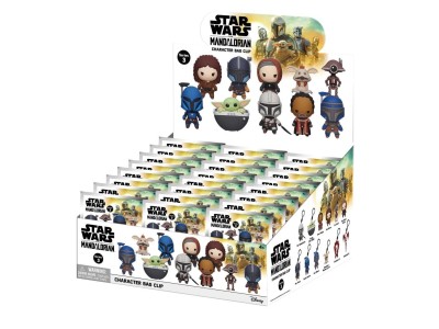 STAR WARS MANDALORIAN - Series 3 - 3D Foam Bag Clip (Display 24 Pcs) 