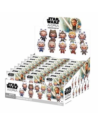 STAR WARS AHSOKA - Series 1 - 3D Foam Bag Clip (Display 24 Pcs) 
