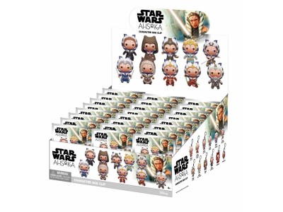 STAR WARS AHSOKA - Series 1 - 3D Foam Bag Clip (Display 24 Pcs) 