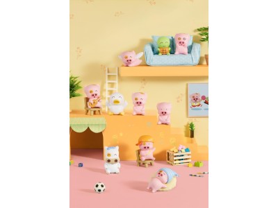 X11 SPACE - Mcdull Sitting In Rows Series - BLIND BOX (10pcs) 5cm 
