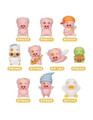 X11 SPACE - Mcdull Sitting In Rows Series - BLIND BOX (10pcs) 5cm 