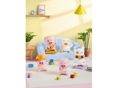 X11 SPACE - Mcdull Sitting In Rows Series - BLIND BOX (10pcs) 5cm 