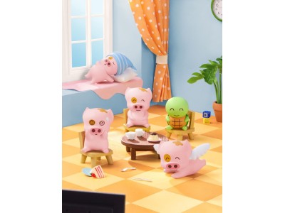 X11 SPACE - Mcdull Sitting In Rows Series - BLIND BOX (10pcs) 5cm 