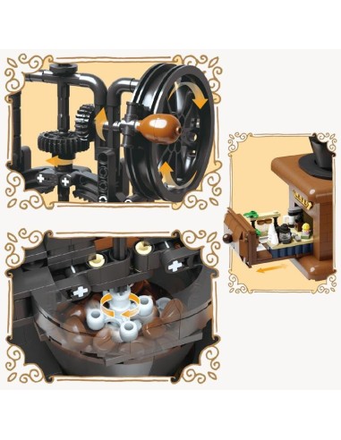 PANTASY - Moulin à café - Bloc de Construction 446 pcs 