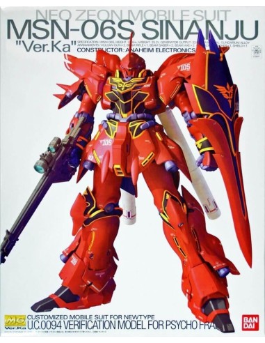 GUNDAM - MG 1/100 SINANJU - Model Kit 