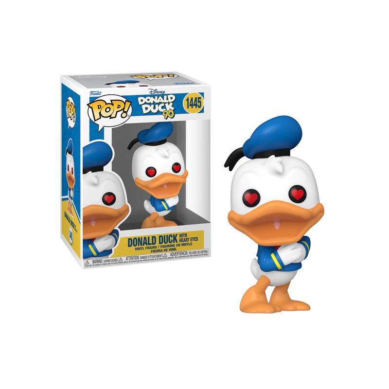 DONALD DUCK 90TH - POP Disney NÂ° 1445 - Donald Duck (Yeux Coeurs)