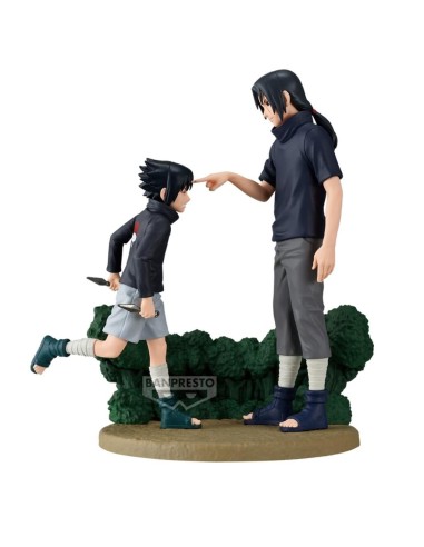 NARUTO SHIPPUDEN - Sasuke & Itachi - Figurine Memorable Saga 14cm 