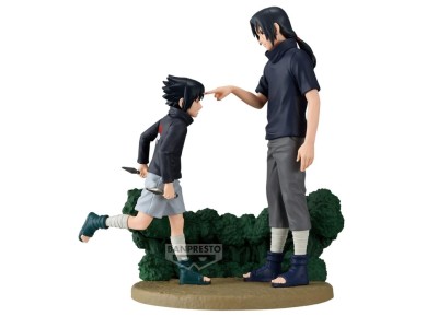 NARUTO SHIPPUDEN - Sasuke & Itachi - Figurine Memorable Saga 14cm 