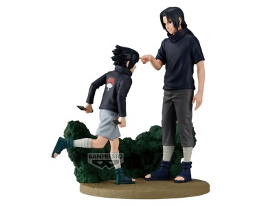 NARUTO SHIPPUDEN - Sasuke & Itachi - Figurine Memorable Saga 14cm 