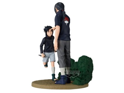 NARUTO SHIPPUDEN - Sasuke & Itachi - Figurine Memorable Saga 14cm 
