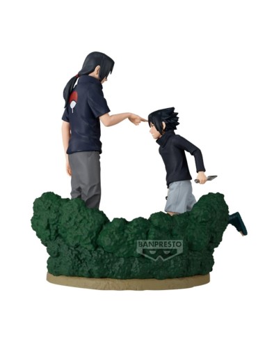 NARUTO SHIPPUDEN - Sasuke & Itachi - Figurine Memorable Saga 14cm 