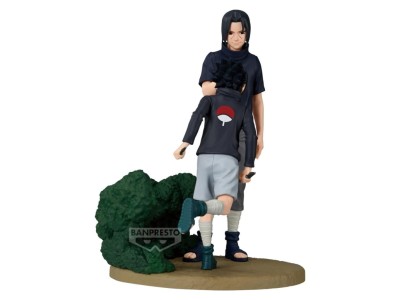 NARUTO SHIPPUDEN - Sasuke & Itachi - Figurine Memorable Saga 14cm 