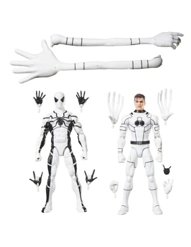 MARVEL - Mister Fantastic & Spider-Man - Figurine Legends Series 15cm 