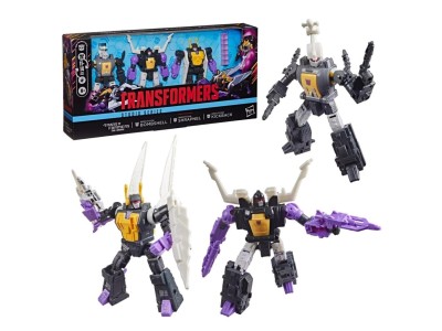 TRANSFORMERS - Bombshell, Shrapnell & Kickback - Figurine MTME 14cm 