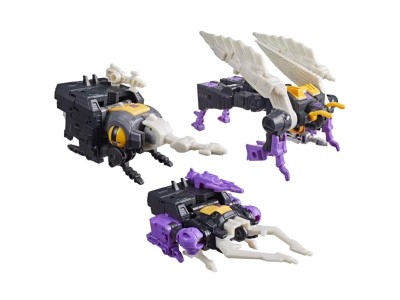 TRANSFORMERS - Bombshell, Shrapnell & Kickback - Figurine MTME 14cm 