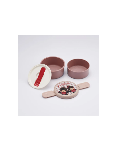 MONCHHICHI - Bento Rond Deux Parties 230ml + 270ml 