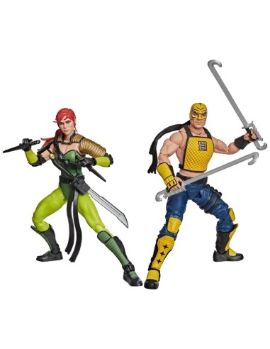 G.I. JOE - Ninja Force Scarlett & T'Jbang -Fig. Classified Series 15cm 