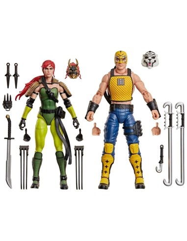 G.I. JOE - Ninja Force Scarlett & T'Jbang -Fig. Classified Series 15cm 