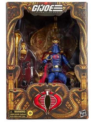 G.I. JOE - Cobra Commander in dress uniform & throne - Figurine 15cm 