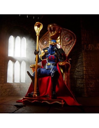 G.I. JOE - Cobra Commander in dress uniform & throne - Figurine 15cm 