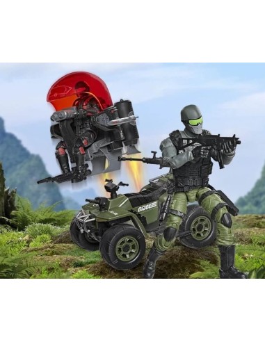 G.I. JOE - Snake Eyes Vs Stealth Viper - Figurine Classified Serie15cm 