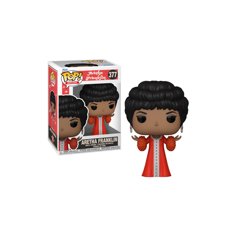 MUSIC - POP Rocks NÂ° 377 - Aretha Franklin (Robe Rouge)