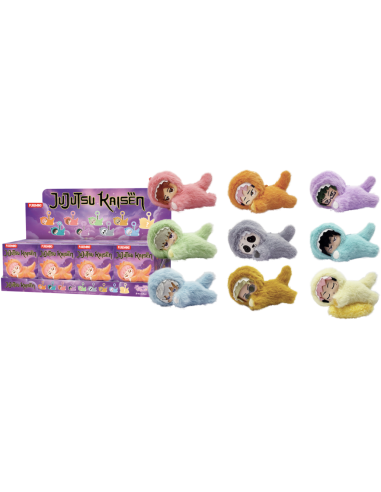 JUJUTSU KAISEN - Vinyl Plush Lazy Time Minis - Blind Box (8pcs) 