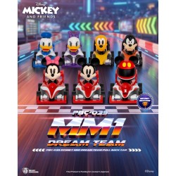 DISNEY - MM1 Dream Teal Pull Black Car - Set 6 Figurine Blind Box 5cm 
