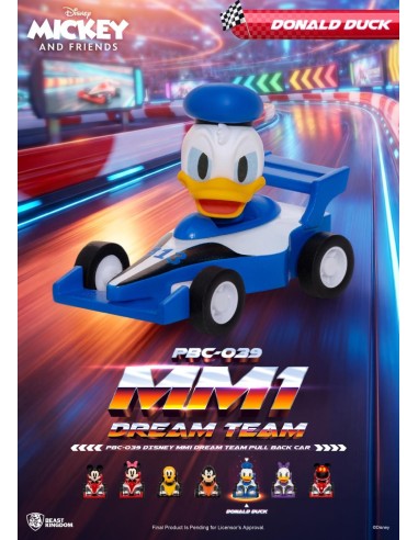 DISNEY - MM1 Dream Teal Pull Black Car - Set 6 Figurine Blind Box 5cm 