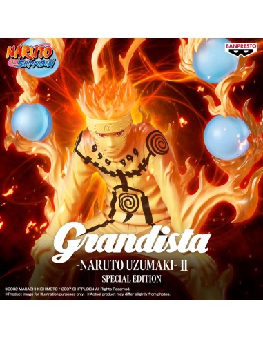 NARUTO SHIPPUDEN - Naruto Uzumaki - Figurine Grandista 27cm 