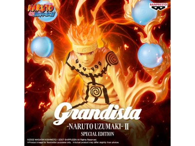 NARUTO SHIPPUDEN - Naruto Uzumaki - Figurine Grandista 27cm 