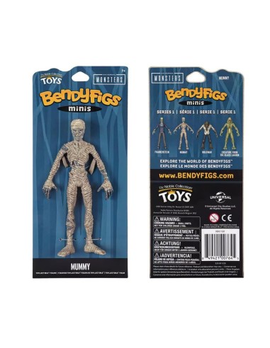 MONSTERS - La Momie - Figurine Mini Bendyfigs 13cm 