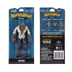 MONSTERS - Wolfman - Figurine Mini Bendyfigs 13cm  2