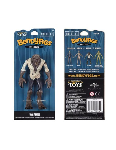 MONSTERS - Wolfman - Figurine Mini Bendyfigs 13cm 
