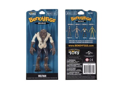 MONSTERS - Wolfman - Figurine Mini Bendyfigs 13cm 