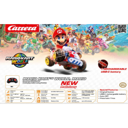 MARIO KART WORLD - Mario - RC 1/20 21cm 