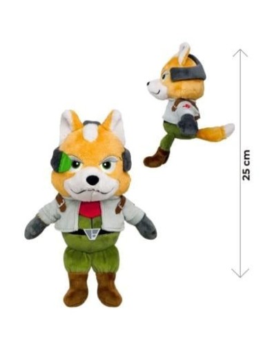 STAR FOX - Fox Mc Cloud - Peluche 25cm 