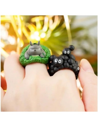 MON VOISIN TOTORO - Totoro - Assortiment 6 Anneaux - BLIND BOX 