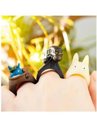 MON VOISIN TOTORO - Totoro - Assortiment 6 Anneaux - BLIND BOX 