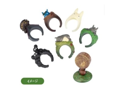 MON VOISIN TOTORO - Totoro - Assortiment 6 Anneaux - BLIND BOX 