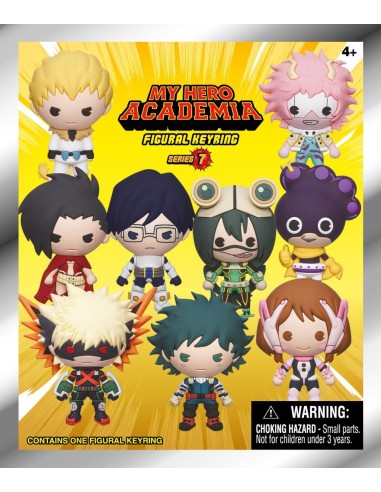 MY HERO ACADEMIA - Series 7 - 3D Foam Bag Clip (Display 24 Pcs) 