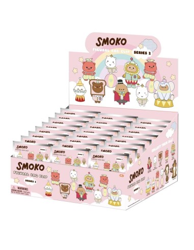 SMOKO - Series 2 - 3D Foam Bag Clip (Display 24 Pcs) 