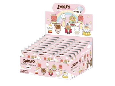 SMOKO - Series 2 - 3D Foam Bag Clip (Display 24 Pcs) 