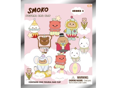 SMOKO - Series 2 - 3D Foam Bag Clip (Display 24 Pcs) 