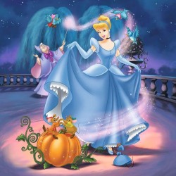 DISNEY PRINCESSE - Blanche-Neige, Cendrillon, Ariel - 3 Puzzle 49P  2